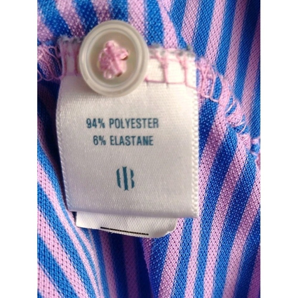 Holderness & Bourne Maxell Polo Mens XL Striped Tailored Fit Fiji & Nevis Shirt - Picture 8 of 9